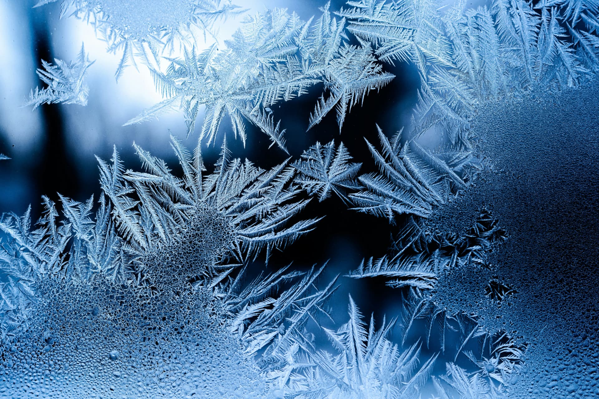 Frosted window pane